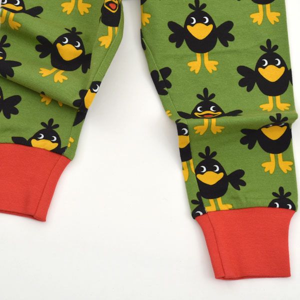 オーガニックコットン ベビーパジャマ（長袖）Crow 86-92