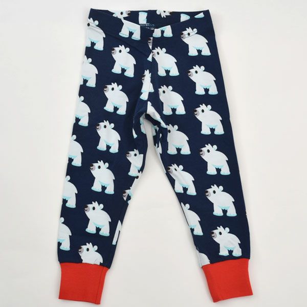 オーガニックコットン キッズパジャマ（長袖）PolarBear 92-98