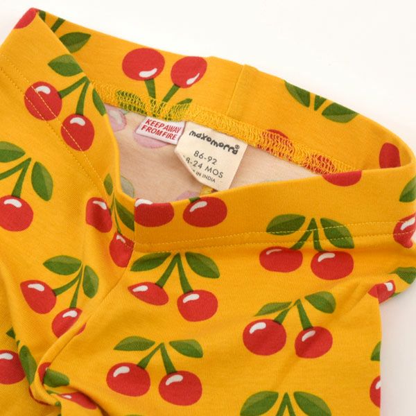 オーガニックコットン キッズパジャマ（長袖）Cherry 92-98