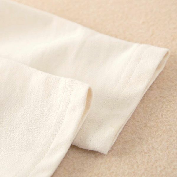 オーガニックコットン ベビー【みつばち】長袖Tシャツ 80