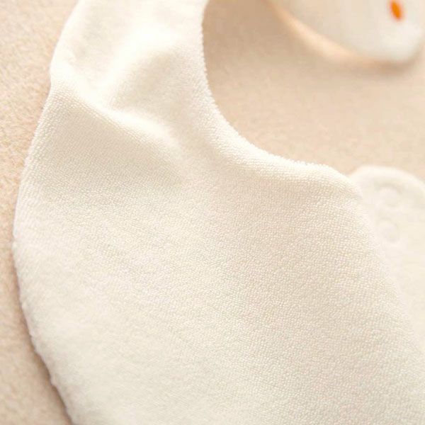 オーガニックコットン ベビー【みつばち】レーシーニットのスタイ