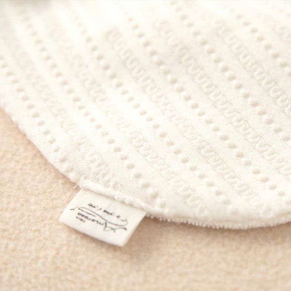 オーガニックコットン ベビー【みつばち】レーシーニットのスタイ