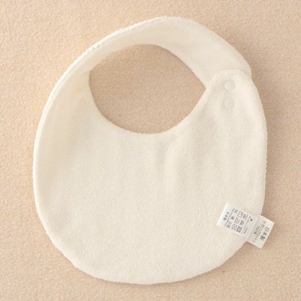 オーガニックコットン ベビー【みつばち】レーシーニットのスタイ