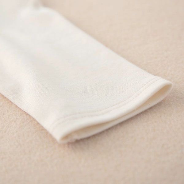 オーガニックコットン ベビー【くまのコットン】パイルとスムースのカバーオール 60-70