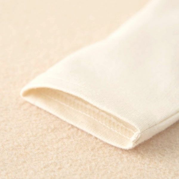 オーガニックコットン ベビー【くまのコットン】長袖Tシャツ 80