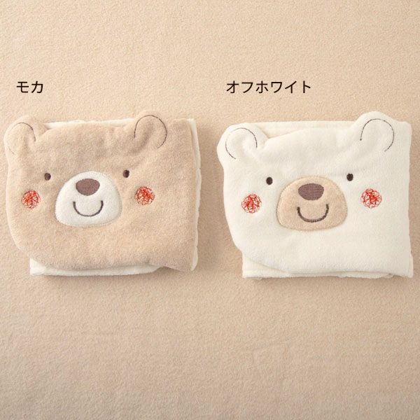 オーガニックコットン  ベビー＆キッズ【くまのコットン】パイルとガーゼのはらまき