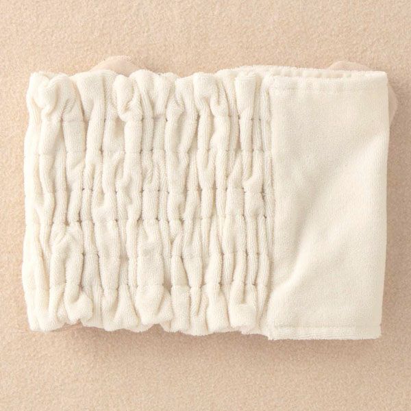 オーガニックコットン  ベビー＆キッズ【くまのコットン】パイルとガーゼのはらまき