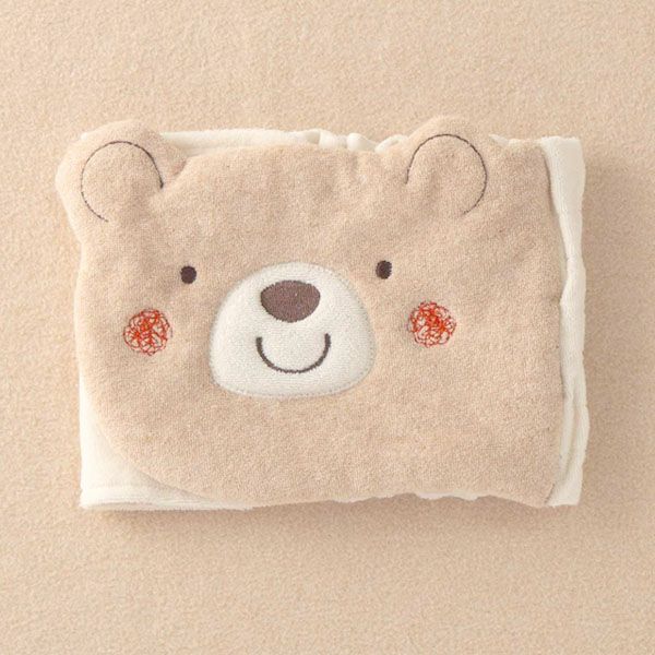 オーガニックコットン  ベビー＆キッズ【くまのコットン】パイルとガーゼのはらまき