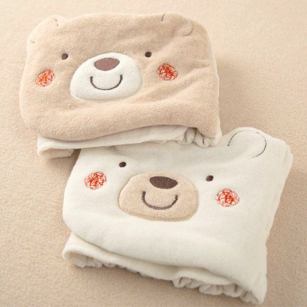 オーガニックコットン  ベビー＆キッズ【くまのコットン】パイルとガーゼのはらまき