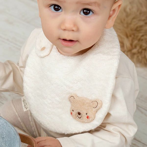 オーガニックコットン ベビー【くまのコットン】モチーフスタイ