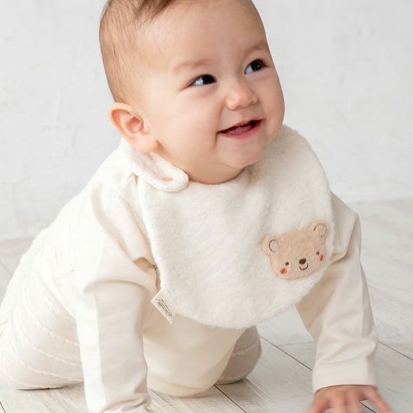 オーガニックコットン ベビー【くまのコットン】モチーフスタイ