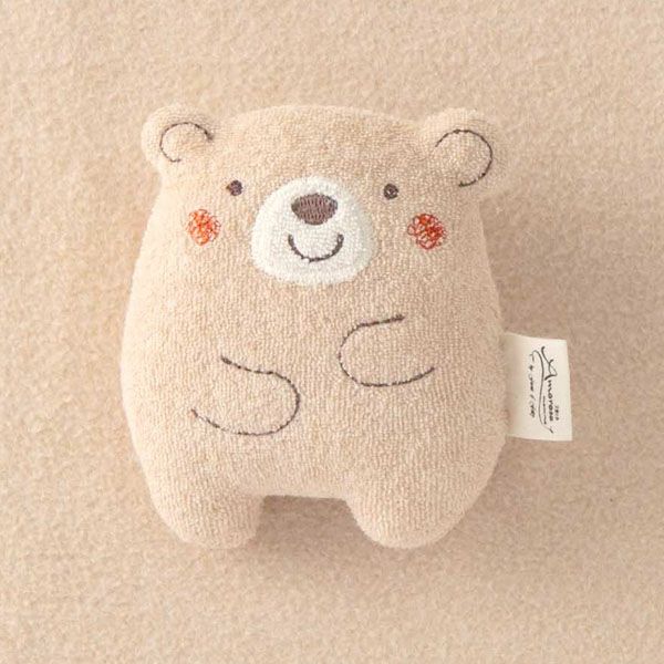 オーガニックコットン ベビー【くまのコットン】ぬいぐるみ S