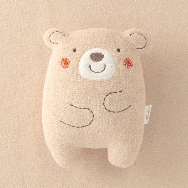 オーガニックコットン ベビー【くまのコットン】ぬいぐるみ M