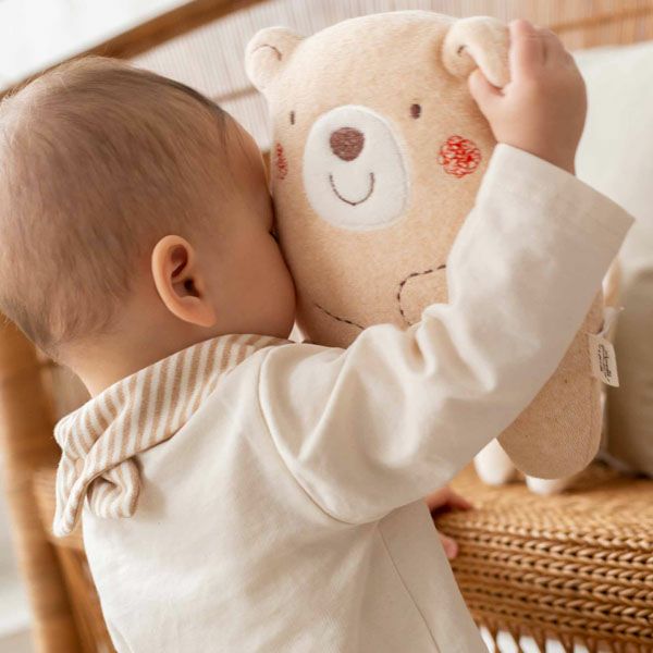 オーガニックコットン ベビー【くまのコットン】ぬいぐるみ L