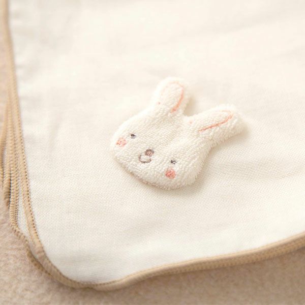 オーガニックコットン ベビー【小さな動物】ガーゼハンカチ