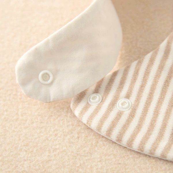 オーガニックコットン ベビー【小さな動物】スムースボーダースタイ