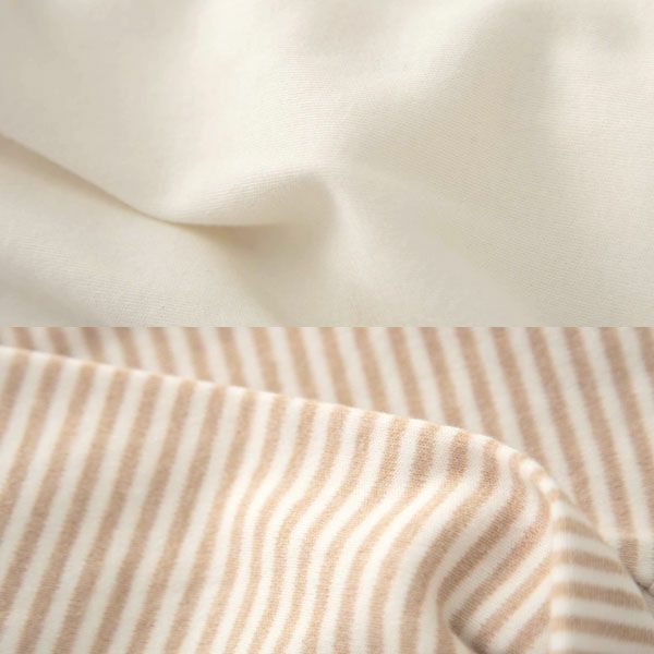 オーガニックコットン ベビー【小さな動物】スムース兼用ドレス