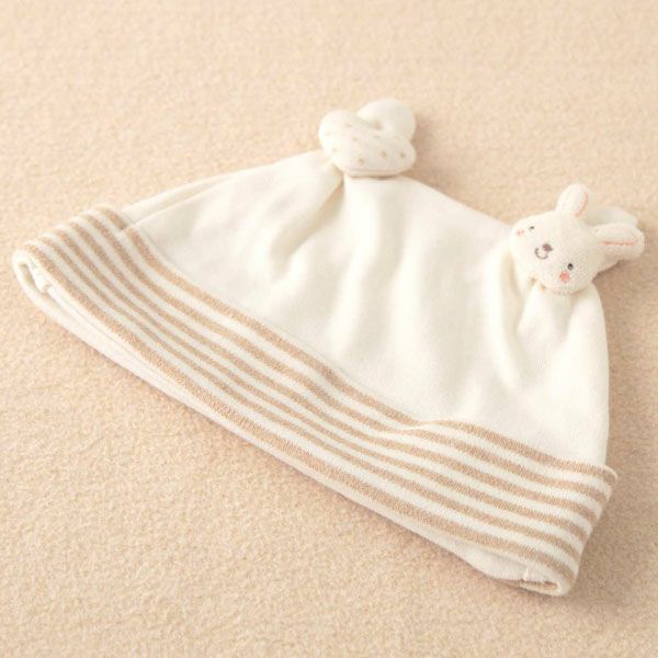 オーガニックコットン ベビー【小さな動物】スムースフード