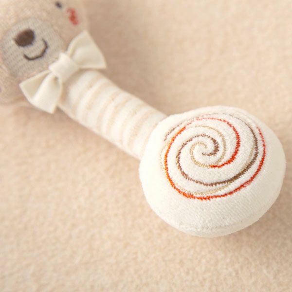 オーガニックコットン ベビー【小さな動物】ぐるぐるスティック