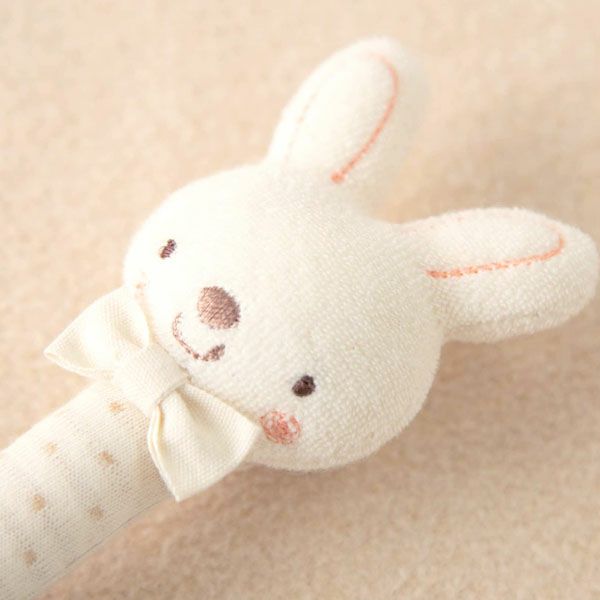 オーガニックコットン ベビー【小さな動物】ぐるぐるスティック