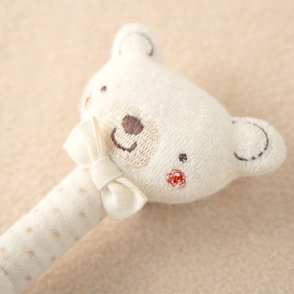 オーガニックコットン ベビー【小さな動物】ぐるぐるスティック