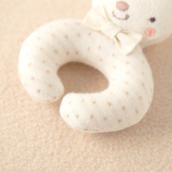 オーガニックコットン ベビー【小さな動物】まぁるいにぎにぎ