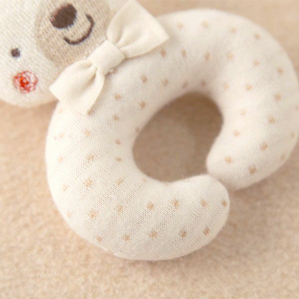 オーガニックコットン ベビー【小さな動物】まぁるいにぎにぎ