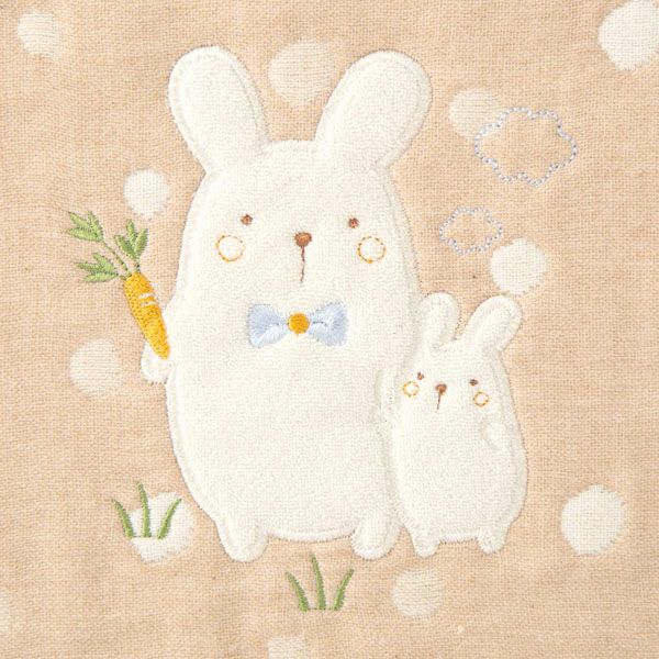 オーガニックコットン ベビー【ママだっこ】水玉5重ガーゼスリーパー