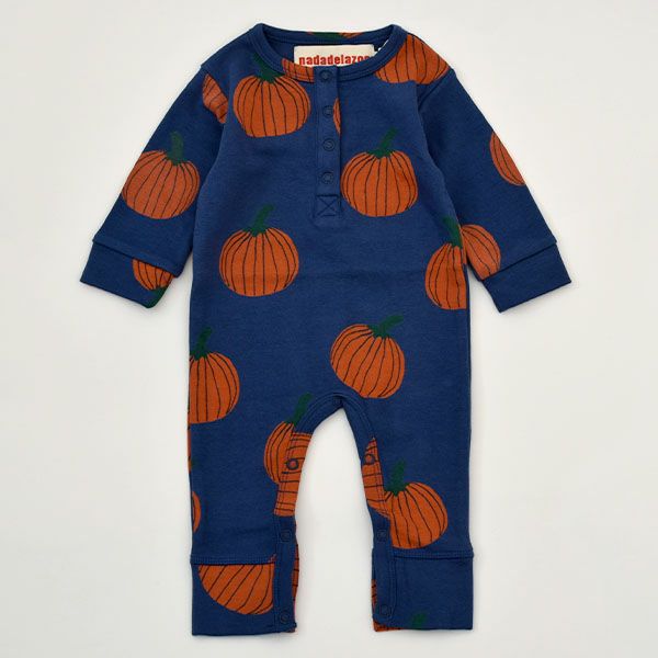 オーガニックコットン ベビーカバーオール(長袖) Pumpkins