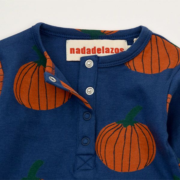 オーガニックコットン ベビーカバーオール(長袖) Pumpkins