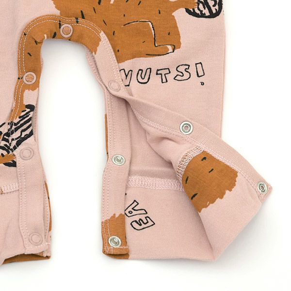 オーガニックコットン ベビーカバーオール(長袖) Squirrel