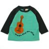 オーガニックコットン ベビーTシャツ(長袖) Music Keeps You Alive