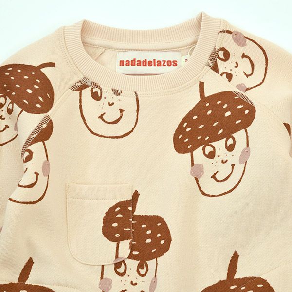 オーガニックコットン キッズ 裏起毛ワンピース(長袖) Acorns