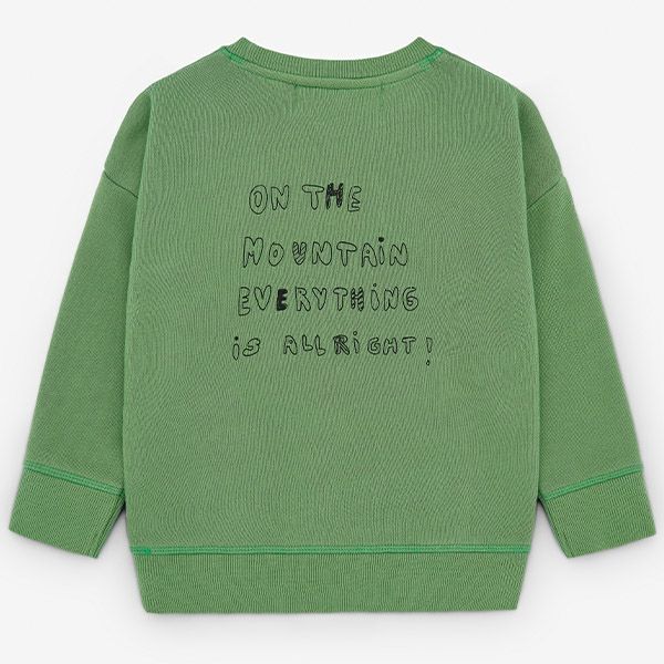 オーガニックコットン キッズ 裏起毛スウェットシャツ(長袖) Sking Bear