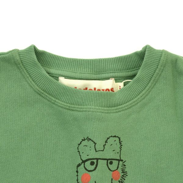 オーガニックコットン キッズ 裏起毛スウェットシャツ(長袖) Sking Bear