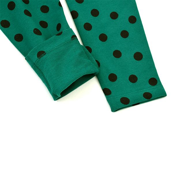 オーガニックコットン キッズスリムパンツMinidots