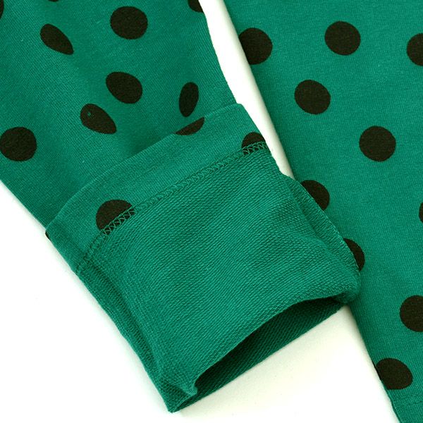 オーガニックコットン キッズスリムパンツMinidots