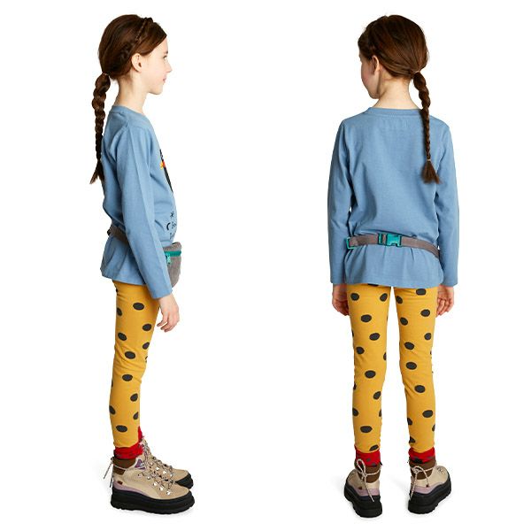 オーガニックコットン キッズスリムパンツDots