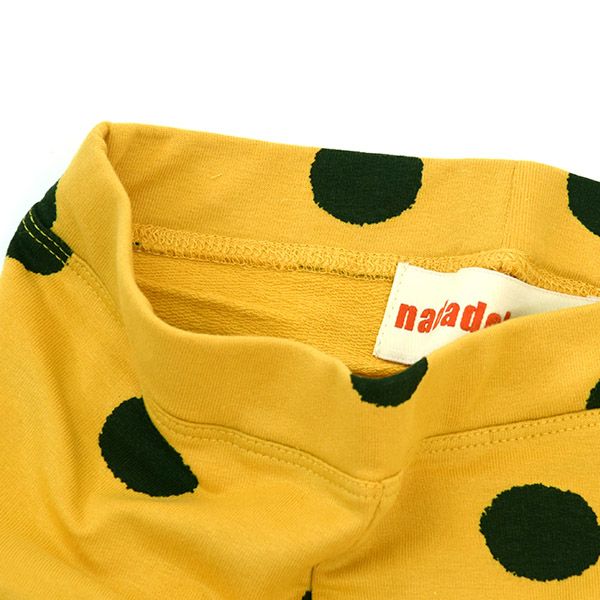 オーガニックコットン キッズスリムパンツDots