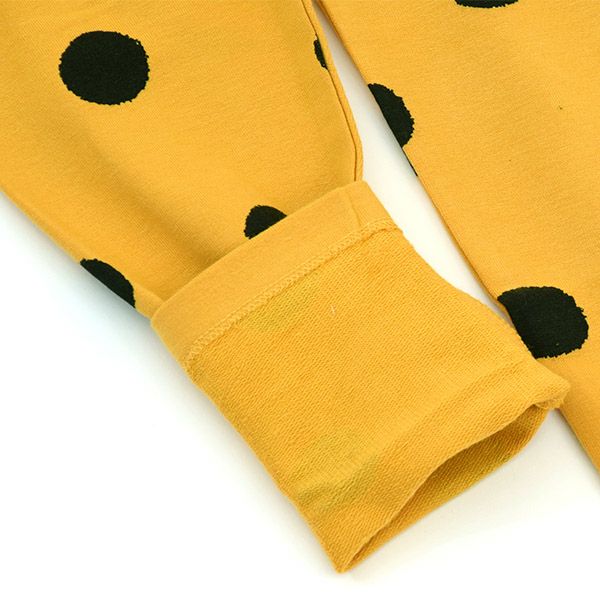 オーガニックコットン キッズスリムパンツDots