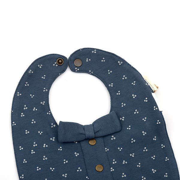 オーガニックコットン ベビー ボウタイビブ