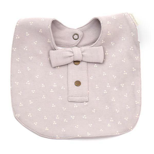 オーガニックコットン ベビー ボウタイビブ