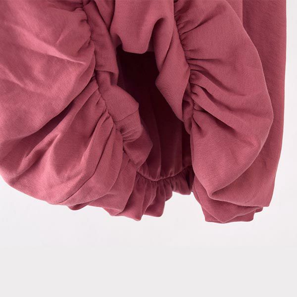 オーガニックコットン キッズバブルドレス（長袖）