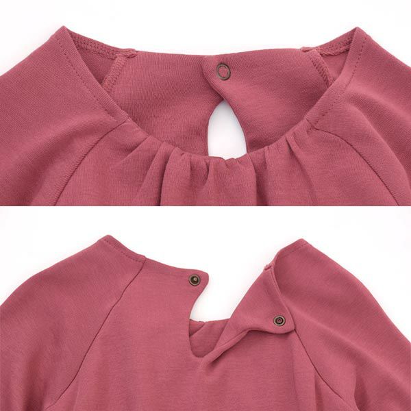 オーガニックコットン キッズバブルドレス（長袖）