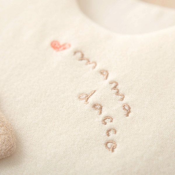 オーガニックコットン ベビー【ママだっこ】パイルとガーゼのスリーパー