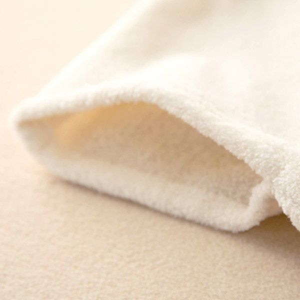 オーガニックコットン ベビー【ママだっこ】パイルバスポンチョねこ 50-80