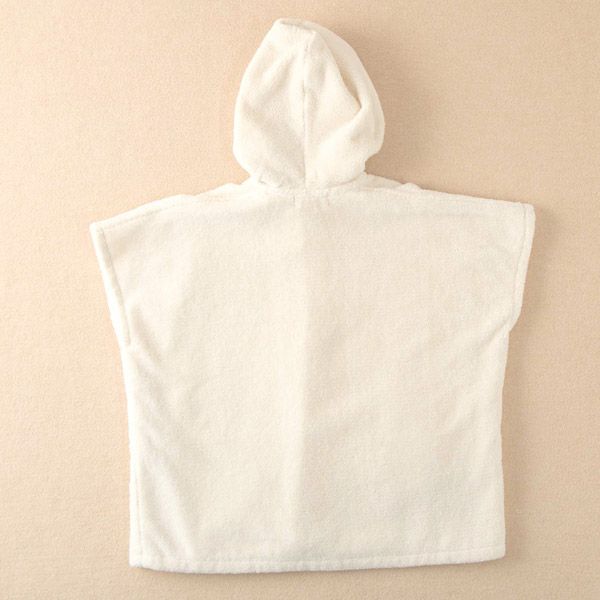 オーガニックコットン ベビー【ママだっこ】パイルバスポンチョねこ 50-80