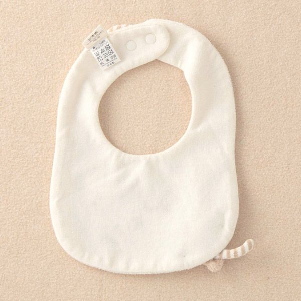 オーガニックコットン ベビー【ママだっこ】パイルと天竺のスタイねこ