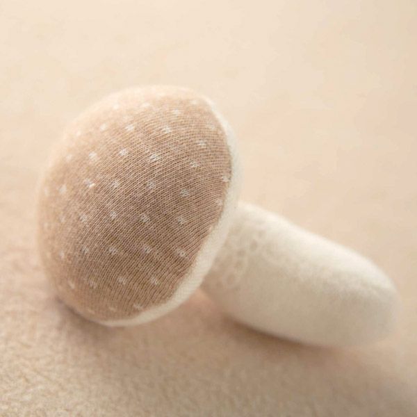 オーガニックコットン ベビー【どうぶつ村】パイルのにぎにぎ