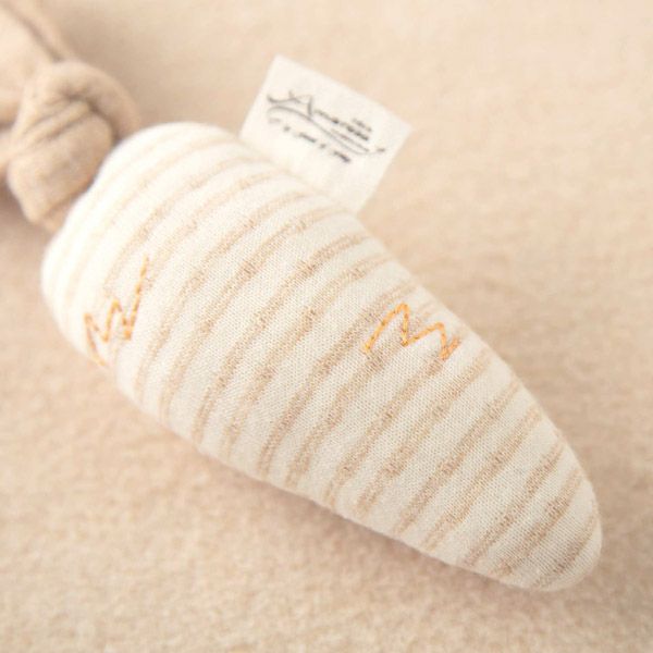 オーガニックコットン ベビー【どうぶつ村】パイルのにぎにぎ